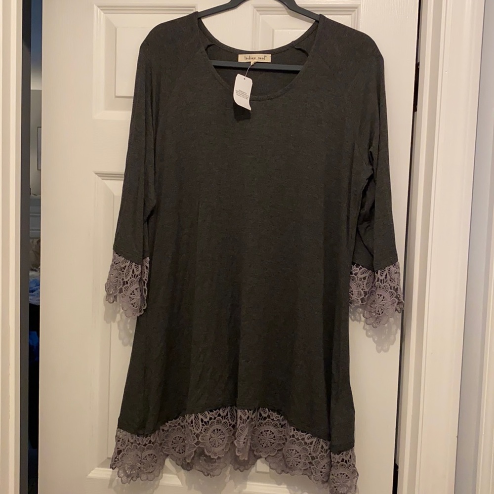 Gray dress